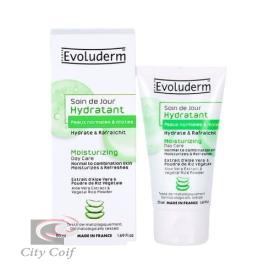 SOIN DE JOUR HYDRATANT EVOLUDERM (PEAUX NORMALE A MIXTE)